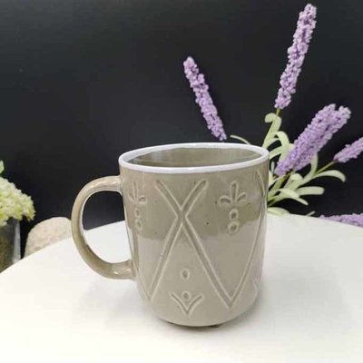 Handmade Pottery Tea Cup Pottery   Coffee Mug 300ml Ceramic Coffee Mugs