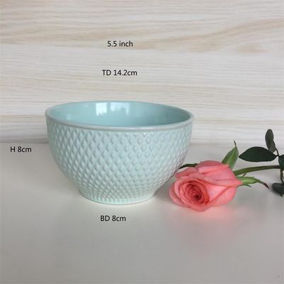 A Grade 5.5 Inch Relief Ceramic Serving Bowls , Decorative Ceramic Bowls