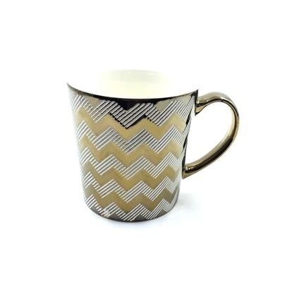 450ml Large 16 Oz Ceramic Coffee Mugs Metallic Glaze Home Use