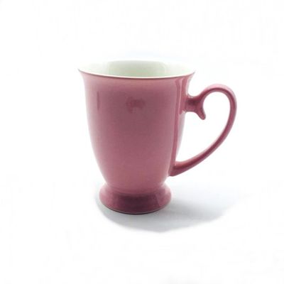 SGS Certification High Footed Mini 8 Oz Ceramic Coffee Mugs , Marble Coffee Mugs