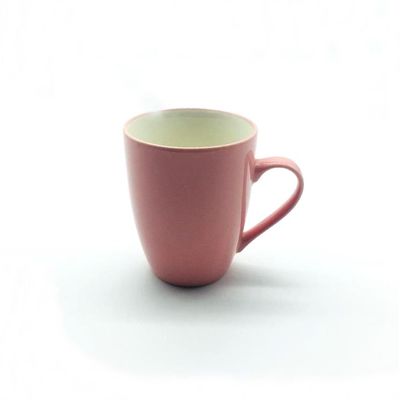 320ml Dia 85mm Ceramic Coffee Mugs With Handle Color Spray Glazed
