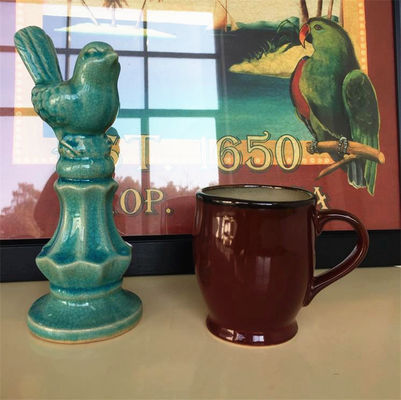 12oz Glazed Stoneware Coffee Mug With Handle