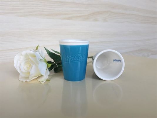 Custom Embossed Ceramic Colorful Coffee Cup