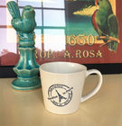 8 OZ Stoneware  Ceramic Coffee Mug With Eiffel Tower Pattern