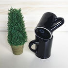 12 Oz Stoneware Mug Black Glazed  Coffee Custom Ceramic Mug