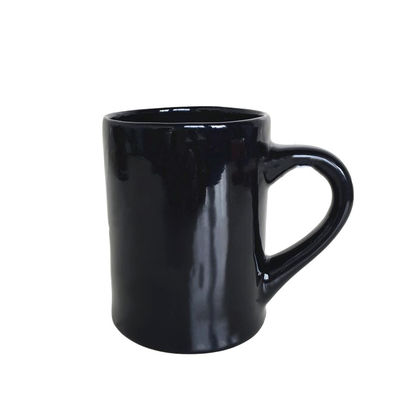 12 Oz Stoneware Mug Black Glazed  Coffee Custom Ceramic Mug