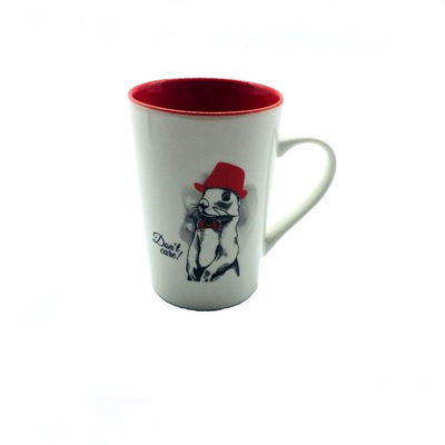 Birthday Gifts Two Color Glazed Bone China Animal Mugs . 12 Oz Ceramic Coffee Mugs