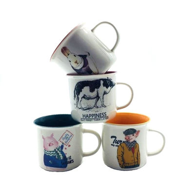 330ml Pottery Style Coffee Mugs