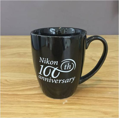 Customized Printing Black Ceramic Espresso Cups With CE approval