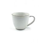 7 Oz Reactive Glazed Mini Silk-Screen Stoneware Tea Cup With Handle
