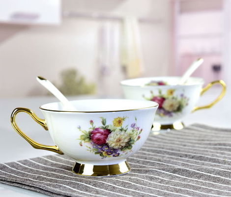 Customized Ceramic Cup And Saucer Set