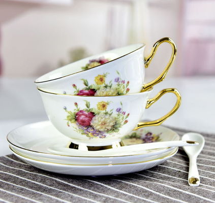 Customized Ceramic Cup And Saucer Set
