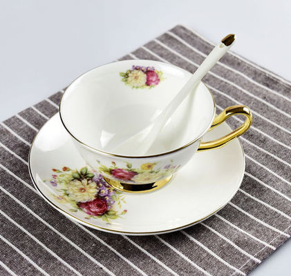 Customized Ceramic Cup And Saucer Set