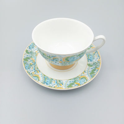 Customizable 7oz Japanese Cup And Saucer Porcelain With Elegant Pattern