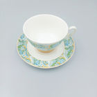 Customizable 7oz Japanese Cup And Saucer Porcelain With Elegant Pattern
