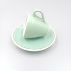 Classic Elephant  AB Grade Ceramic Cup And Saucer Set Green For Tea