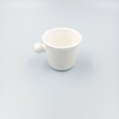 CA65 Standard OEM Service Plain White Ceramic Cup And Saucer Set