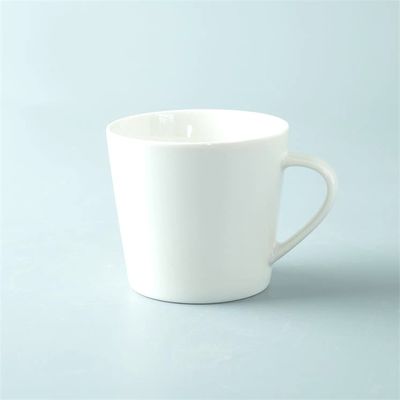 CIQ Certification OEM Service White Ceramic Mugs 8Oz Small Size