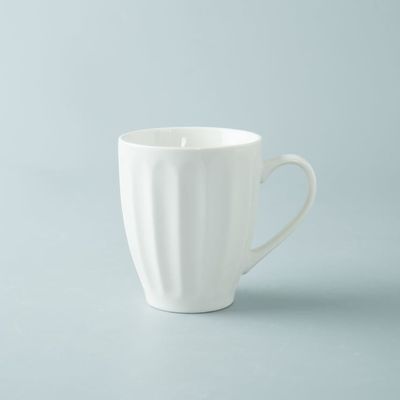 Imitation Enamel Bright 9oz 280ml White Matte Mug , Modern Bone China Mugs