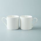 A Grade 11oz White Ceramic Mugs Temperature Resistance With Handle