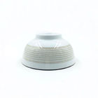Daily Use Thread Print Ceramic Pottery Bowls , 6 Inch Bowl Stoneware
