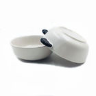 Double Ear 4.5 Inch Ceramic Pet Food Bowl Cute Black For Dog