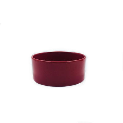 5 Inch 12.5cm Large Ceramic Dog Bowls Chinese Red Large Capacity