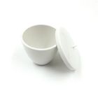 Laboratory Use 5ml Ceramic Crucible , Porcelain Crucible With Cover