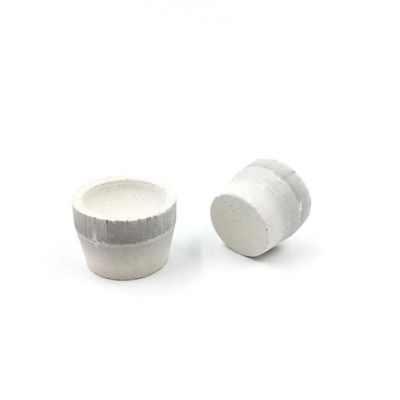 White High Refractoriness Bone Ash Cupel Crucible For Smelting