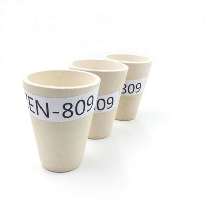 ID 80mm High mechanical strength Fire Assay Crucible For Metal Analysis