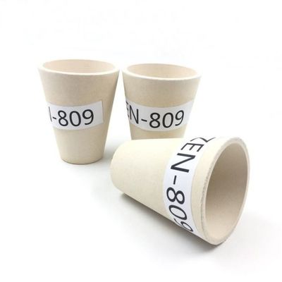 ID 80mm High mechanical strength Fire Assay Crucible For Metal Analysis