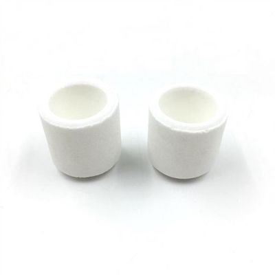 24mm Cylindrical Carbon Sulfur Crucible White For Laboratory