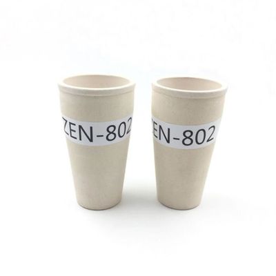 Tapered Hieght 160mm Fire Assay Crucible Industrial Milky White