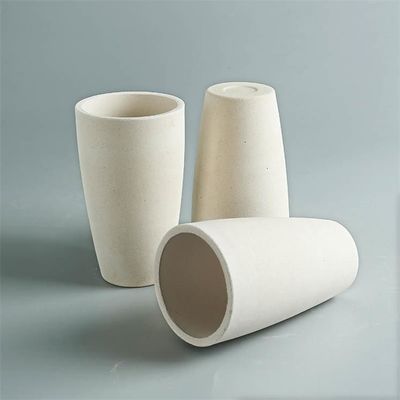 ID 80mm High mechanical strength Fire Assay Crucible For Metal Analysis