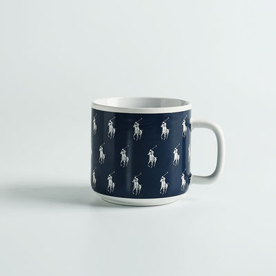 Reusable AB Grade 9cm Height Glazed Pottery Mugs , Ceramic Reusable Coffee Cup