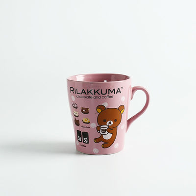 Decal Printing Ceramic Mugs Animal  V-Shaped Ceramic Coffee Cup