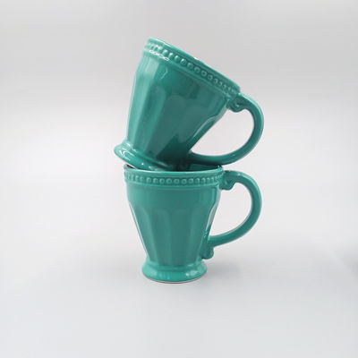 Small 230ml 8Oz Ceramic Stoneware Mugs Personalized  Home Use