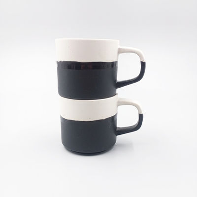 Dishwasher Safe Ceramic Stoneware Mugs , 350ml Coffee Mugs Double Glazed