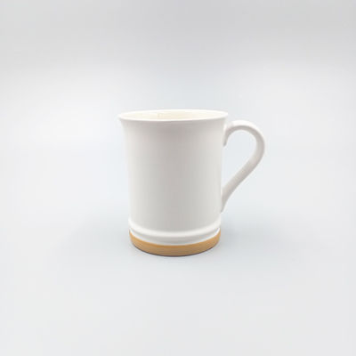 13oz Red Glazed  Customize Ceramic Stoneware Mug  With Large Handle