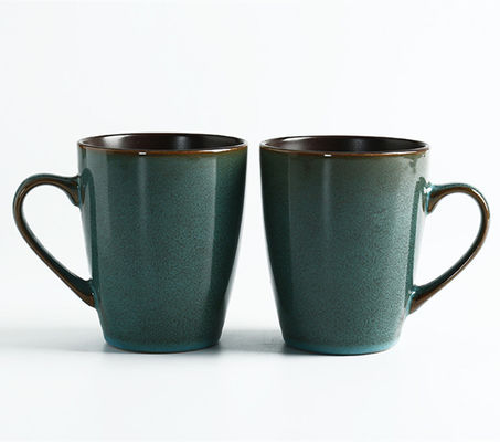 Customized Art Decor Height 11cm Ceramic Drinking Mugs , Nordic Ceramic Mug