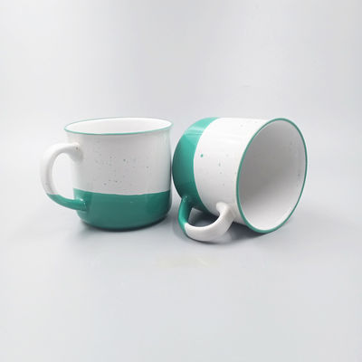 Hand Painted 14OZ 410ml Enamel Look Stoneware Mug Creative Elegant