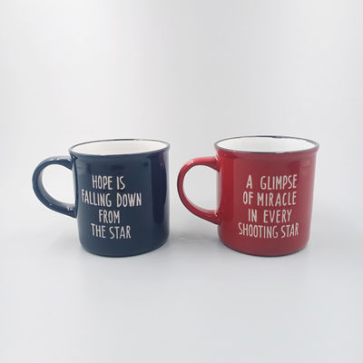 9oz Customized LFGB Approval Ceramic Stoneware Mugs Fully China