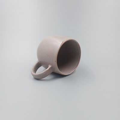 Matte Ice Cracked Glazed Drum Ceramic Coffee Milk Cup