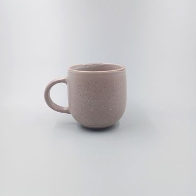 Matte Ice Cracked Glazed Drum Ceramic Coffee Milk Cup