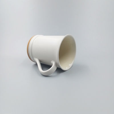 Bright Cup Inside And Glazed Matte Ceramic Coffee Cup Outside
