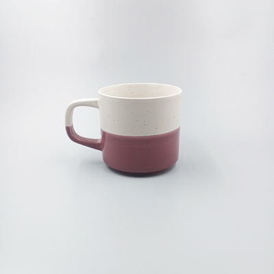12oz Double-Deck Tone Color Glazed Ceramic Coffee Mug