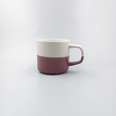 12oz Double-Deck Tone Color Glazed Ceramic Coffee Mug