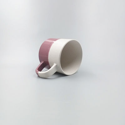 12oz Double-Deck Tone Color Glazed Ceramic Coffee Mug