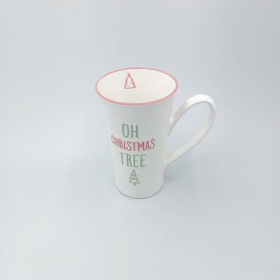 Promotional Ceramic Santa Mug, Porcelain Christmas Mug