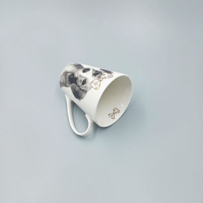 Glazed Porcelain Tea Coffee Cup, Wholesale Promotional Mugs With Animal Design